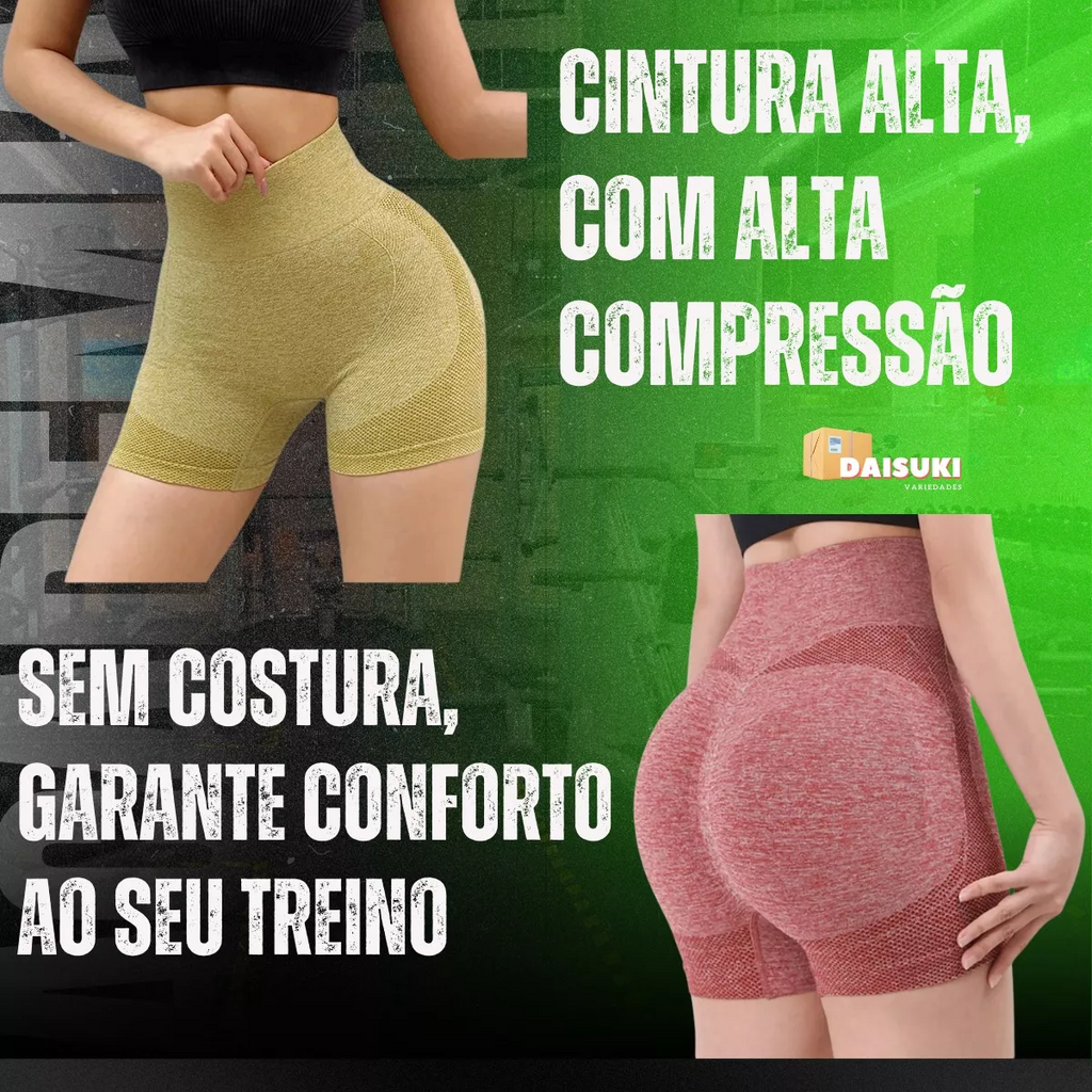 Move Sculpt Short Verde Água MoveBemVida — estética wellness minimalista
