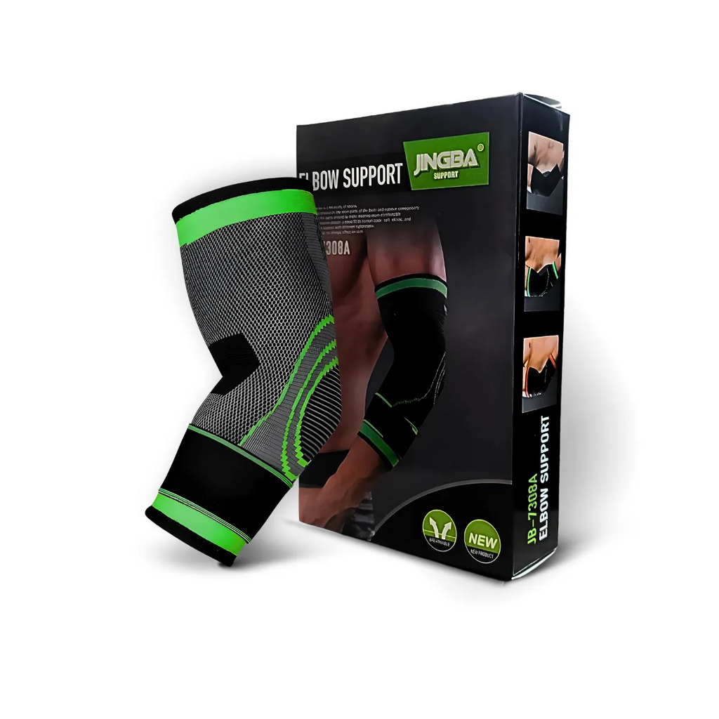 Move Support Elbow Sleeve MoveBemVida — cotoveleira de compressão premium vista frontal