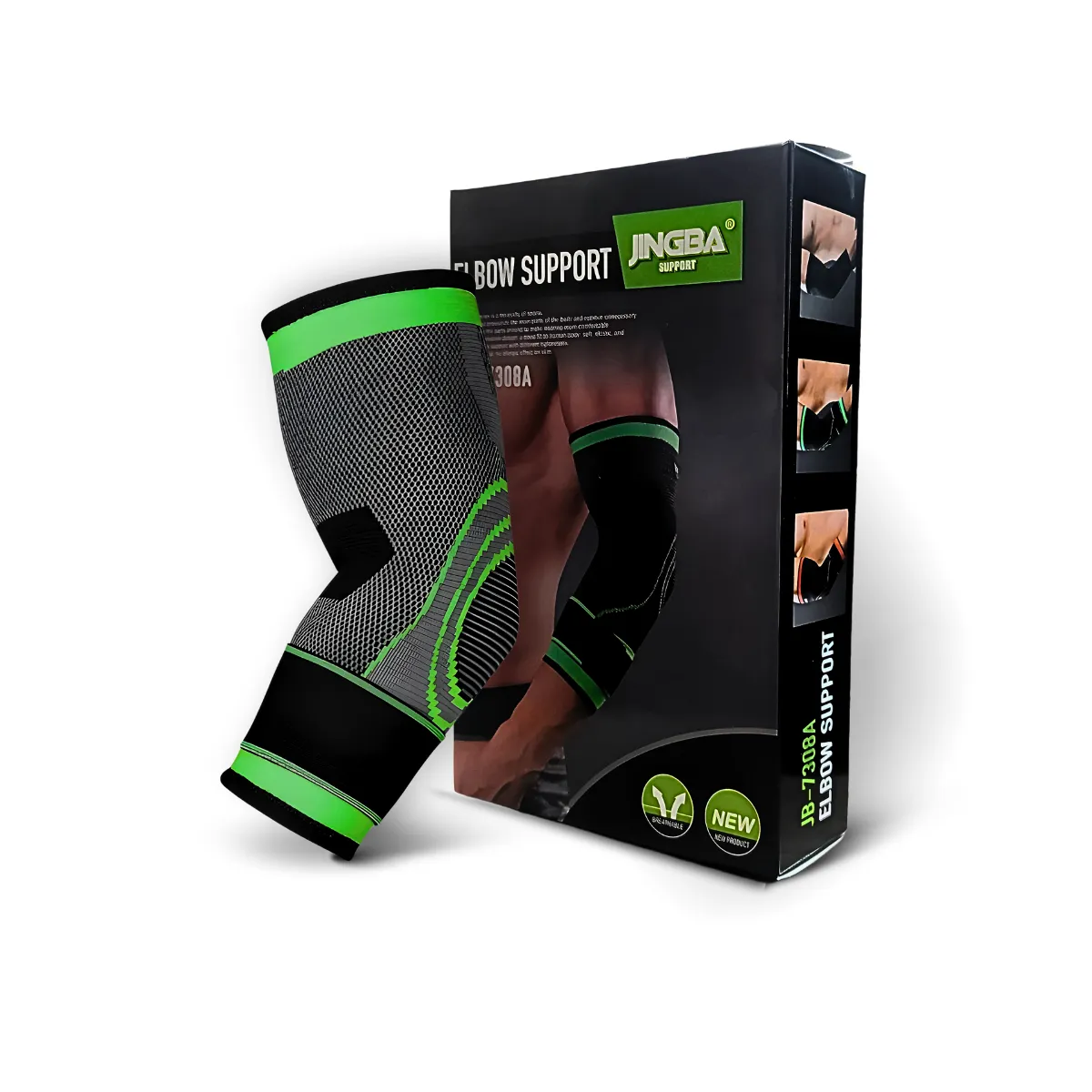 Move Support Elbow Sleeve MoveBemVida — cotoveleira de compressão premium vista frontal