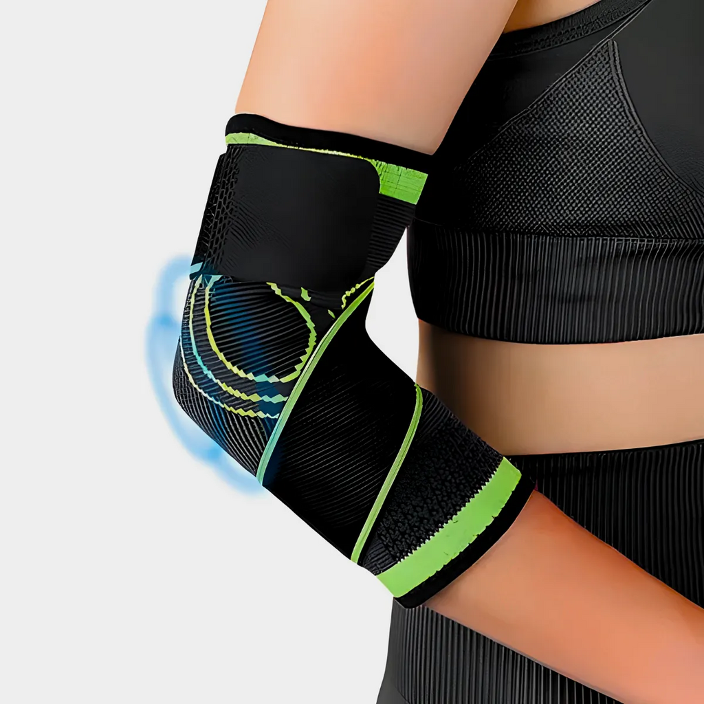 Move Support Elbow Sleeve MoveBemVida — estabilidade para cotovelo em academia
