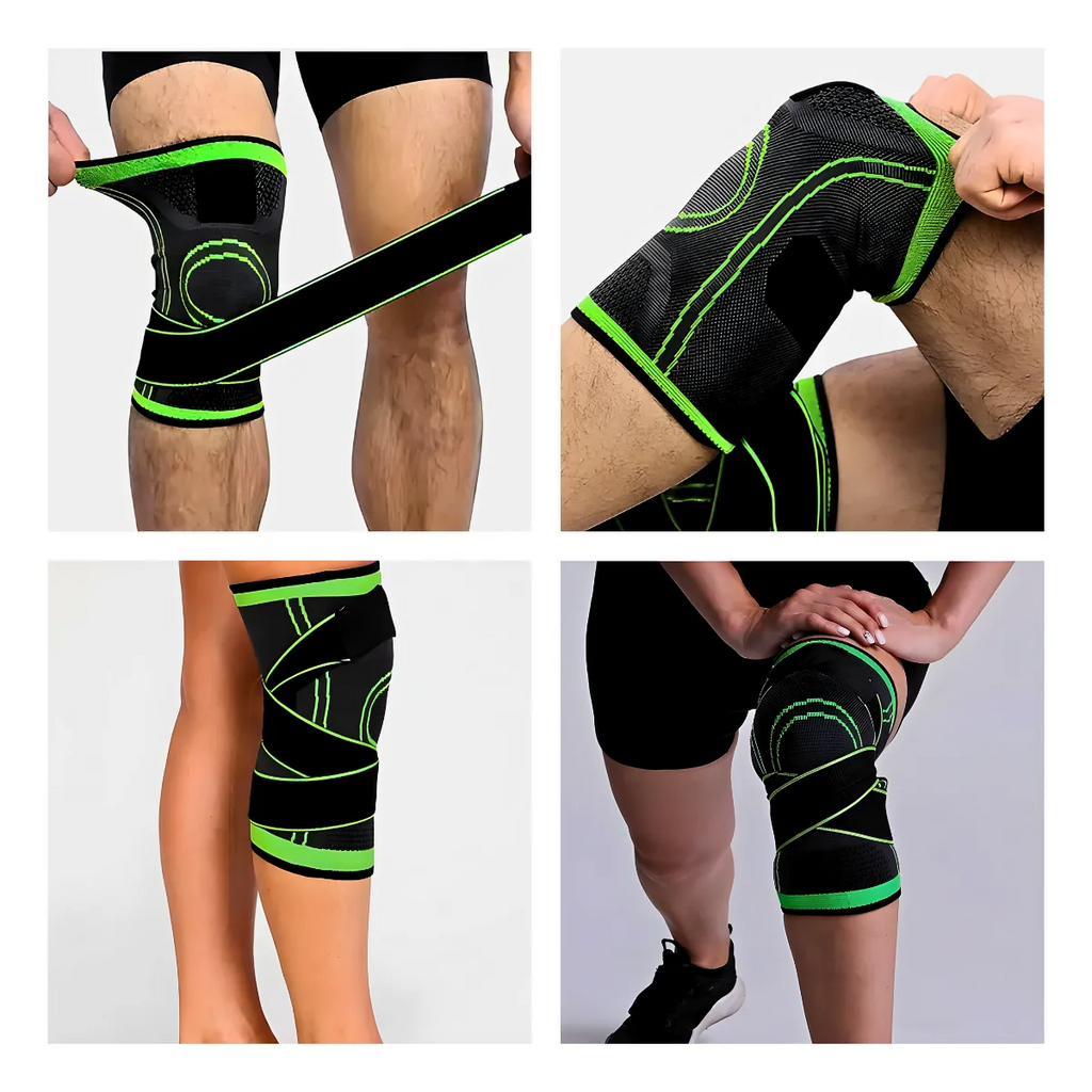 Move Support Knee Sleeve MoveBemVida — detalhe do material respirável