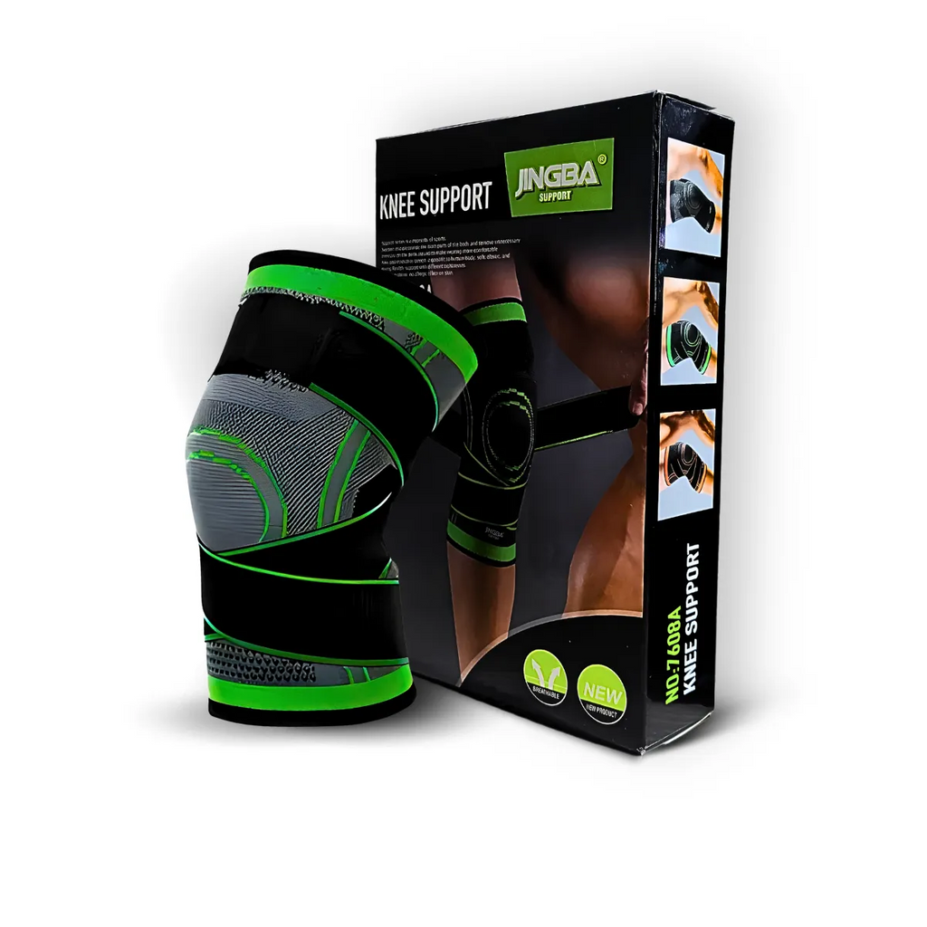 Move Support Knee Sleeve MoveBemVida — joelheira de compressão premium vista frontal