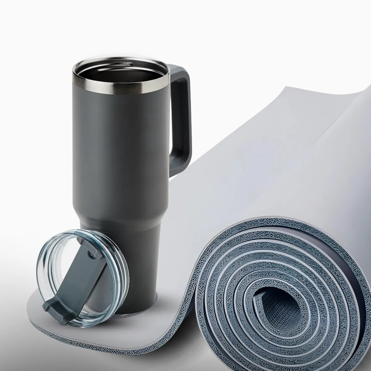 Move Thermal Cup 1200ml Branco MoveBemVida — design minimalista wellness