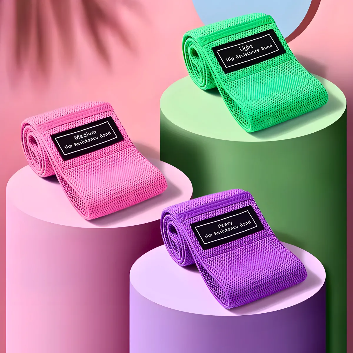 Move Functional Bands Kit MoveBemVida — faixa elástica em uso para glúteos