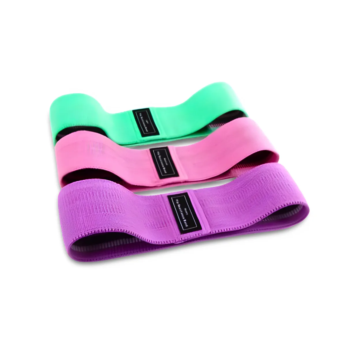 Move Functional Bands Kit MoveBemVida — kit com 3 hip resistance bands premium