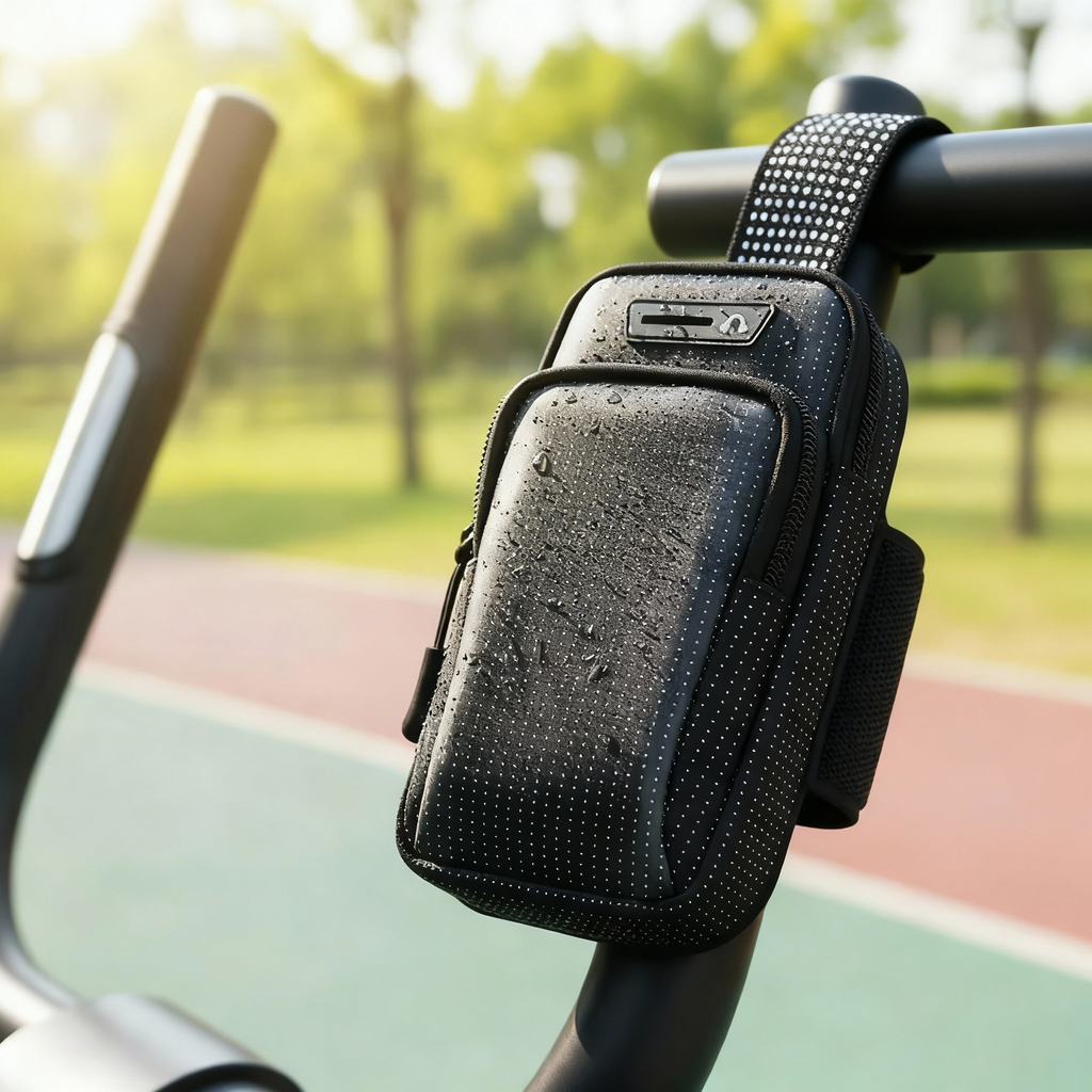 Move Sport Arm Bag MoveBemVida — uso durante corrida ao ar livre