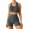 Move Sculpt Seamless Set Cinza MoveBemVida — conjunto fitness feminino premium cinza