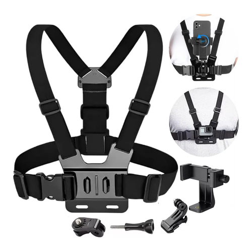 Move Chest Mount Pro MoveBemVida — suporte peitoral para celular e action cam