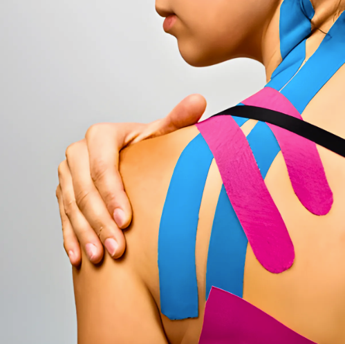 Move Kinesio Tape MoveBemVida — aplicação no ombro e costas
