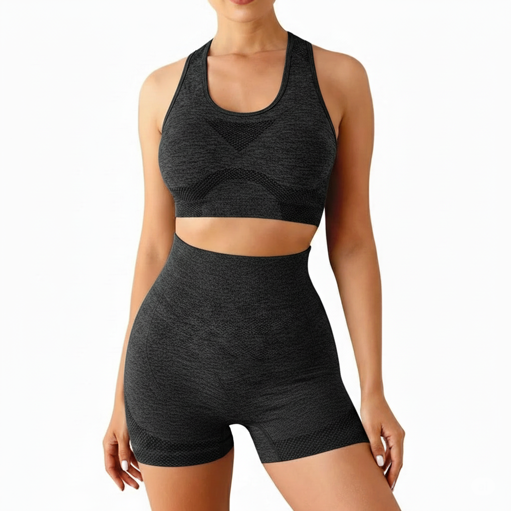 Move Sculpt Seamless Set Bege MoveBemVida — zero transparência e compressão