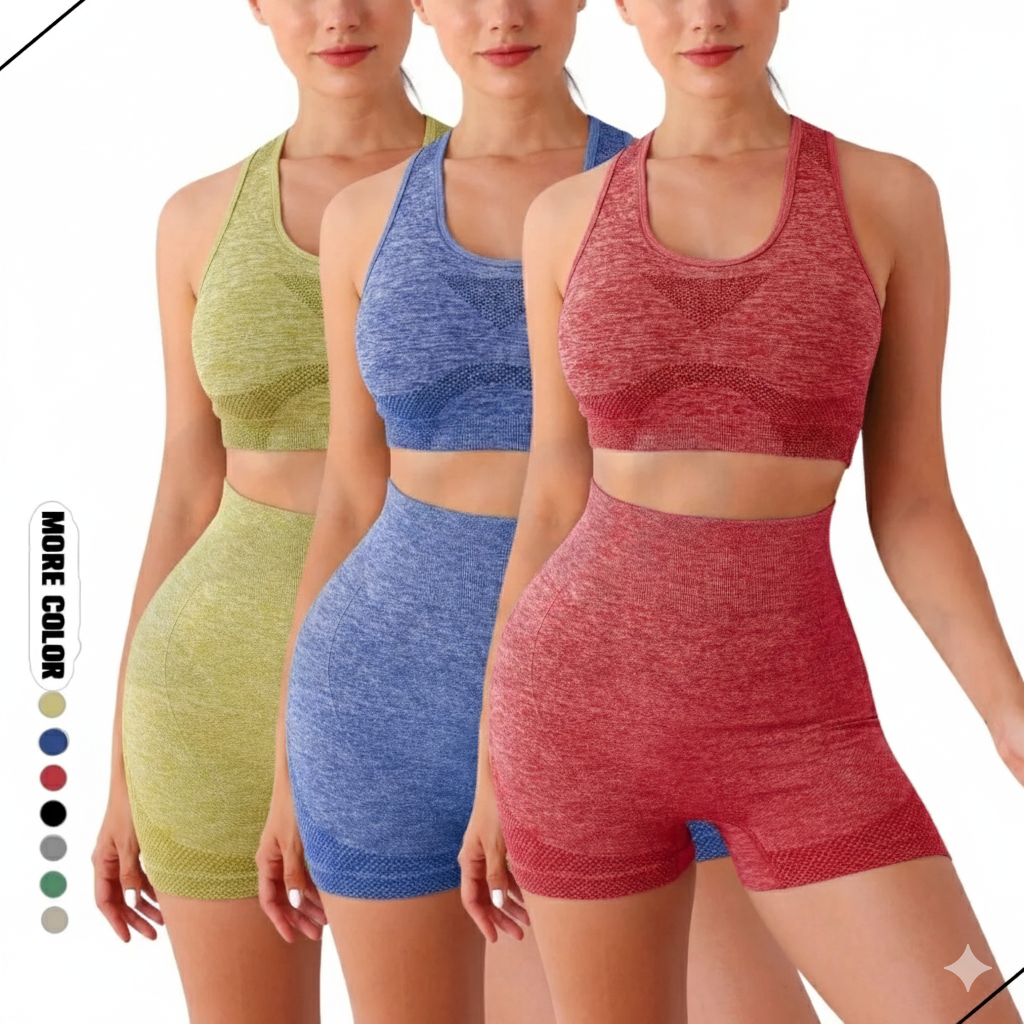 Move Sculpt Seamless Set Cinza MoveBemVida — estética wellness luxury activewear